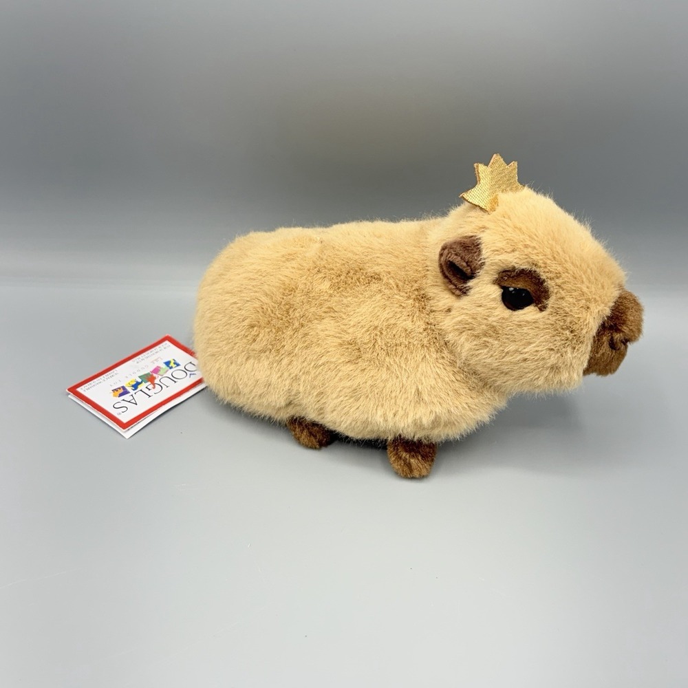 Douglas Cuddle Toy Chattie the Capybara Plush 7" with Tags 4699